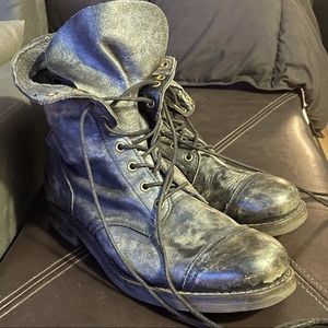 Jeffrey Campbell Men’s Distressed Combat Boots